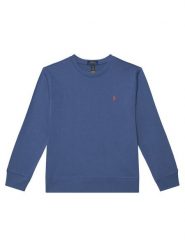 Polo Ralph Lauren Bluza 323971277500 Niebieski Regular Fit. Niebieskie bluzy dla chłopców Polo Ralph Lauren, bez wzorów, z bawełny, bez ramiączek, bez kaptura. Za 419.99 zł.