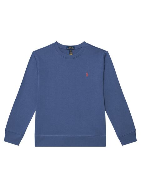 Polo Ralph Lauren Bluza 323971277500 Niebieski Regular Fit. Niebieskie bluzy dla chłopców Polo Ralph Lauren, bez wzorów, z bawełny, bez ramiączek, bez kaptura. Za 419.99 zł.