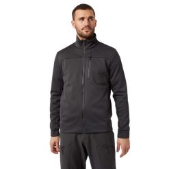 Kurtka polarowa męska Helly Hansen Crew Fleece Jacket. Czarne kurtki sportowe męskie Helly Hansen, m, bez wzorów, z polaru, żeglarskie. W wyprzedaży za 416.20 zł.