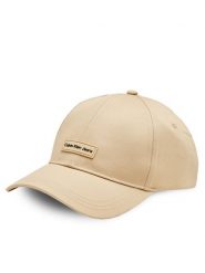 Calvin Klein Jeans Czapka z daszkiem Inst Patch Cap K50K512141 Beżowy. Brązowe rękawiczki męskie Calvin Klein Jeans, bez wzorów, z jeansu. Za 99.99 zł.