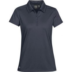 Damska Eclipse H2XDry Pique Polo. Niebieskie koszulki sportowe damskie STORMTECH, xl, bez wzorów, bez kołnierzyka, bez ramiączek. Za 89.99 zł.
