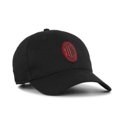 Czapka z daszkiem AC Milan ftblARCHIVE PUMA Black For All Time Red. Czarne czapki i kapelusze męskie Puma, bez wzorów, eleganckie. Za 79.99 zł.