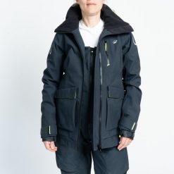 Kurtka żeglarska damska Tribord Sailing 500. Szare kurtki damskie TRIBORD, s, bez wzorów, z materiału, bez kaptura. Za 489.99 zł.
