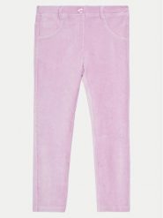 United Colors Of Benetton Spodnie materiałowe 4DZBGE00L Fioletowy Regular Fit. Fioletowe spodnie materiałowe dla dziewczynek United Colors Of Benetton, bez wzorów, z bawełny. Za 39.99 zł.