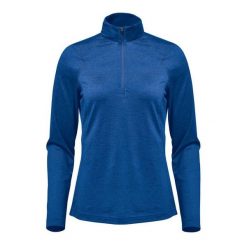 Damski Sweter Milano Quarter Zip Pullover. Niebieskie swetry damskie STORMTECH, xs, bez wzorów, bez kołnierzyka, bez ramiączek, bez kaptura. Za 179.99 zł.
