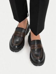 Lasocki Loafersy CEO-WI23-GORDA-05 Czarny. Czarne mokasyny damskie Lasocki, ze skóry. Za 239.99 zł.