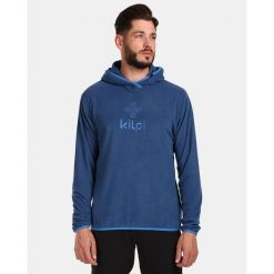 Męska bluza polarowa z kapturem Kilpi FLOND-M. Niebieskie bluzy sportowe męskie Kilpi, l, bez wzorów, z polaru, z kapturem, narciarskie. Za 163.85 zł.