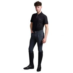Spodnie jeździeckie o średniej przyczepności Premier Equine Verismo. Szare spodnie sportowe męskie PREMIER EQUINE, l, bez wzorów, z tkaniny, na fitness i siłownię. Za 612.00 zł.