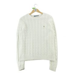 Second life - Polo Ralph Lauren sweter damski warkocz - Stan bardzo dobry. Brązowe swetry damskie Ralph Lauren, l, bez wzorów, z dzianiny, klasyczne, bez kołnierzyka, bez ramiączek, bez kaptura. Za 255.56 zł.