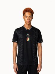 Koszulka Le Coq Sportif VDN Relax N°1. Czarne koszulki sportowe męskie le coq sportif, na lato, l, bez wzorów, z materiału, bez kołnierzyka, bez ramiączek, na fitness i siłownię. Za 368.50 zł.