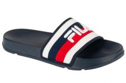 Klapki na basen męskie, Morro Bay Stripes. Niebieskie klapki męskie Fila, z materiału, sportowe. Za 89.99 zł.