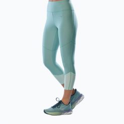 Legginsy damskie Mizuno Impulse Core 3/4. Niebieskie legginsy damskie Mizuno, s, bez wzorów, z elastanu. Za 119.99 zł.