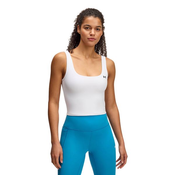Koszulka treningowa damska Under Armour Motion Tank. Białe koszulki sportowe damskie Under Armour, l, bez wzorów, bez kołnierzyka. Za 89.99 zł.