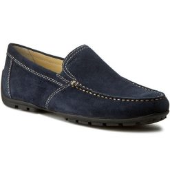 Mokasyny Geox. Niebieskie mokasyny męskie Geox. Za 399.99 zł.