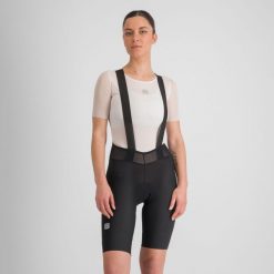 Spodenki kolarskie Sportful SRK. Czarne szorty sportowe damskie SPORTFUL, uniwersalny, bez wzorów, z tkaniny, sportowe, rowerowe. Za 527.85 zł.