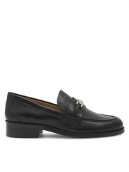 GINO ROSSI Loafersy WILMA-107783 Czarny. Czarne mokasyny damskie Gino Rossi, ze skóry. Za 239.99 zł.