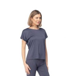 T-shirt Damski Hine. Szare t-shirty damskie Hi-tec, l, bez wzorów, z materiału, bez kołnierzyka. Za 77.30 zł.