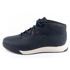 Buty trekkingowe męskie Timberland TB0A5MQW019. Niebieskie trekkingi męskie Timberland, trekkingowe. Za 608.00 zł.