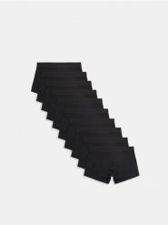 Bokserki classic 10 pack - czarny. Czarne bokserki męskie Sinsay, l, bez wzorów. Za 79.99 zł.