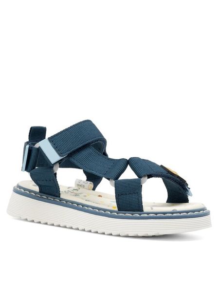 Disney Classics Sandały SS23_090DCLS-B Niebieski. Niebieskie sandały dziewczęce Disney Classics, z materiału, bez zapięcia. Za 87.99 zł.