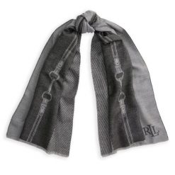 Szalik LAUREN RALPH LAUREN. Szare szaliki i chusty damskie Lauren Ralph Lauren, bez wzorów. Za 549.99 zł.