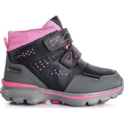 D-D-step Dziewczęce buty zimowe 35 szary. Szare buty sportowe dziewczęce D-D-Step, bez wzorów, bez zapięcia. Za 205.00 zł.