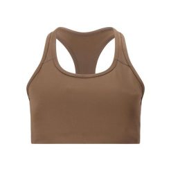 Damski tank top Athlecia Myolie. Brązowe obuwie sportowe damskie Athlecia, bez wzorów, na fitness i siłownię. Za 155.00 zł.