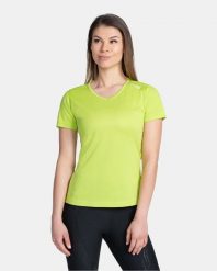 Damska koszulka biegowa Kilpi DIMA-W. Zielone t-shirty damskie Kilpi, s, bez wzorów, z materiału, bez kołnierzyka. Za 81.23 zł.