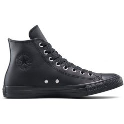 Buty sportowe męskie Converse Chuck Taylor All Star Water Repellent Leather. Czarne buty sportowe męskie Converse, ze skóry, bez zapięcia, na fitness i siłownię. Za 590.00 zł.