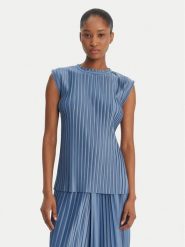 MAX&Co. Bluzka 2616941023200 Niebieski Regular Fit. Niebieskie bluzki damskie MAX&Co., xl, bez wzorów, z syntetyku, bez kołnierzyka, bez ramiączek. Za 449.99 zł.