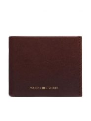 Tommy Hilfiger Portfel Th Seasonal Mini Cc Wallet AM0AM14799 Brązowy. Brązowe portfele męskie Tommy Hilfiger, bez wzorów, ze skóry. Za 249.99 zł.