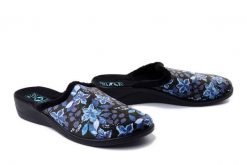 ADANEX 28349 SIL1VN granatowy, kapcie damskie. Niebieskie kapcie damskie Adanex, bez wzorów. Za 65.99 zł.