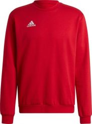 Adidas Bluza adidas ENTRADA 22 Sweat Top HB0577 HB0577 czerwony XL. Czerwone bluzy męskie Adidas, m, bez wzorów, bez kaptura. Za 115.41 zł.