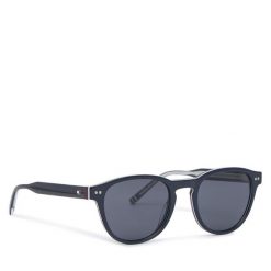 Okulary przeciwsłoneczne Tommy Hilfiger. Niebieskie okulary przeciwsłoneczne męskie Tommy Hilfiger. Za 479.99 zł.