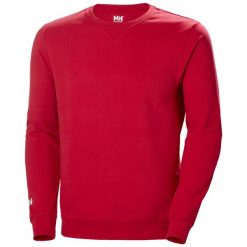 Bluza okrągły dekolt Helly Hansen PS. Czerwone bluzy męskie Helly Hansen, m, bez wzorów, z bawełny, bez kaptura. Za 391.50 zł.