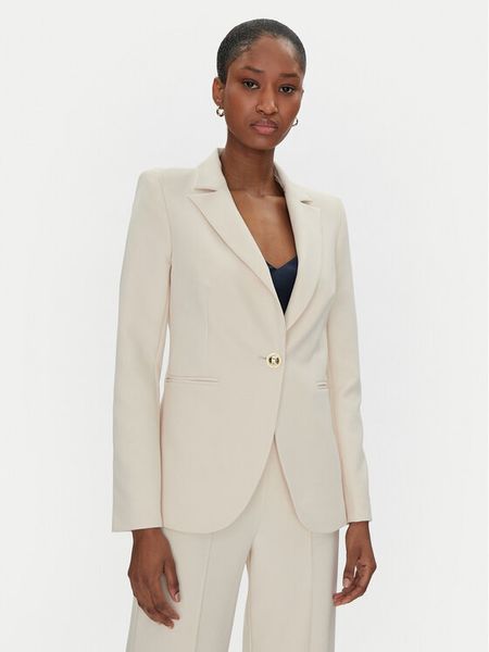 Rinascimento Marynarka CFC0122739003 Beżowy Regular Fit. Brązowe żakiety damskie Rinascimento, l, bez wzorów, z syntetyku. Za 479.99 zł.