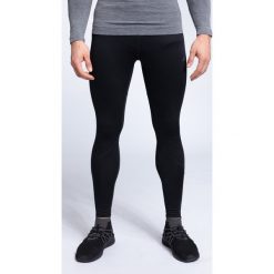Getry treningowe męskie SPMF001 - głęboka czerń. Legginsy sportowe męskie marki 4f. W wyprzedaży za 149.99 zł.