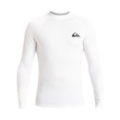 Koszulka surfingowa z długim rękawem UPF 50 dla Mężczyzn EVERYDAY Biały. Białe bluzki z długim rękawem męskie Quiksilver, m, bez wzorów, z elastanu, bez kołnierzyka. Za 159.99 zł.