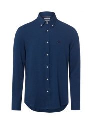 Tommy Hilfiger Koszula Mężczyźni Slim Fit Bawełna niebieski, XL. Niebieskie koszule męskie Tommy Hilfiger, m, bez wzorów, z bawełny, sportowe, bez kołnierzyka, bez ramiączek. Za 409.95 zł.