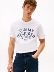 Tommy Hilfiger Koszulka Mężczyźni Bawełna biały, M. Białe koszulki sportowe męskie Tommy Hilfiger, m, bez wzorów, z bawełny, bez kołnierzyka, bez ramiączek. Za 139.95 zł.
