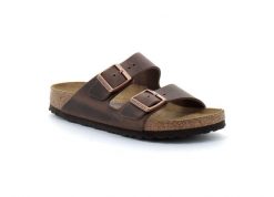 Klapki Birkenstock Arizona Habana Czarny Dorosłych. Brązowe klapki męskie Birkenstock, z materiału. Za 439.00 zł.