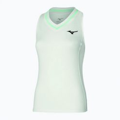 Damski tank top Mizuno. Białe t-shirty damskie Mizuno, bez wzorów, eleganckie, bez kołnierzyka. Za 219.50 zł.
