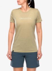 Koszulka z nadrukiem damska Ortovox 150 Cool Brand TS. Brązowe t-shirty damskie ORTOVOX, l, bez wzorów, z lyocellu, klasyczne, bez kołnierzyka. Za 478.49 zł.