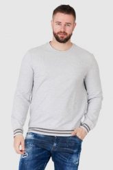 GUESS Szara bluza męska z logo. Szare bluzy męskie Guess, m, z aplikacjami, bez kaptura. W wyprzedaży za 219.99 zł.