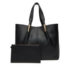 Torebka Elisabetta Franchi. Czarne torebki do ręki damskie Elisabetta Franchi, bez wzorów, klasyczne, bez dodatków. Za 1,909.00 zł.