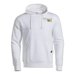 Bluza z kapturem Joma Smash. Białe bluzy sportowe męskie Joma, l, bez wzorów, z bawełny, z kapturem, tenisowe. Za 163.00 zł.