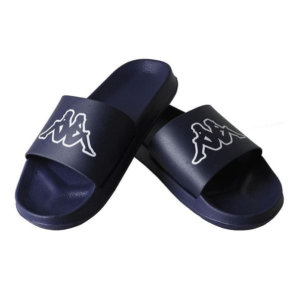 Japonki Unisex Dla Dorosłych Krus. Białe klapki damskie Kappa, bez wzorów, z materiału, bez obcasa, na obcasie. Za 89.99 zł.