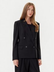 BOSS Marynarka Jaleto9 50546623 Czarny Regular Fit. Czarne żakiety damskie Boss, bez wzorów, z wełny. Za 1,419.00 zł.