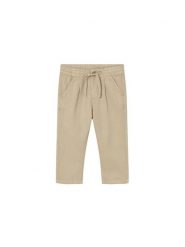 Mayoral Spodnie materiałowe 1523 Beżowy Relaxed Fit. Brązowe spodnie materiałowe dla chłopców Mayoral, bez wzorów, z bawełny. Za 139.99 zł.