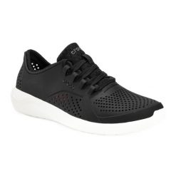 Buty damskie Crocs LiteRide Pacer. Czarne obuwie sportowe damskie Crocs, bez wzorów, na fitness i siłownię. Za 149.99 zł.